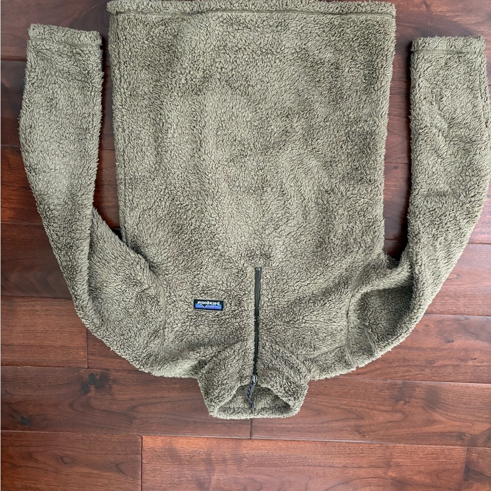 Patagonia Olive Green Fleece Sweater